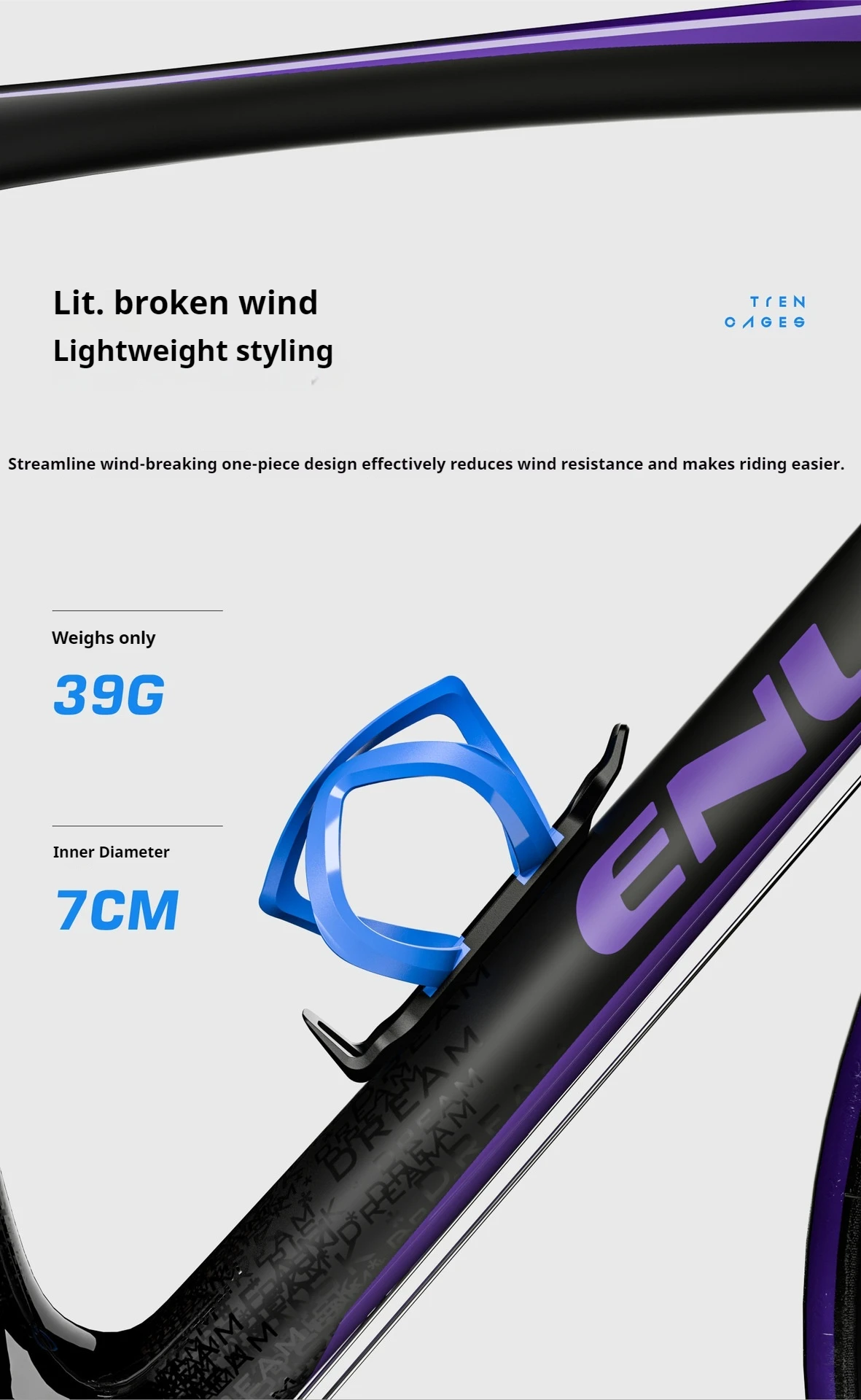 ENLEE Fahrrad Flaschenhalter Ultraleicht MTB Rennrad Wasserflaschenhalter Radfahren Flaschenregal Halterung Fahrradzubehör – Detail 8