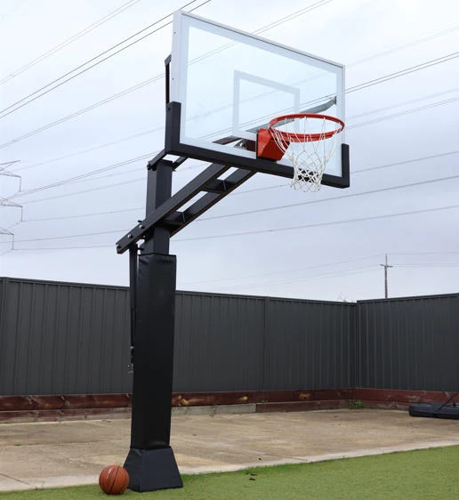 

Professional Manufacturer Inground Adjustable Basketball Goal System Outdoor with Aluminium Backboard Custom Rimpromote sales