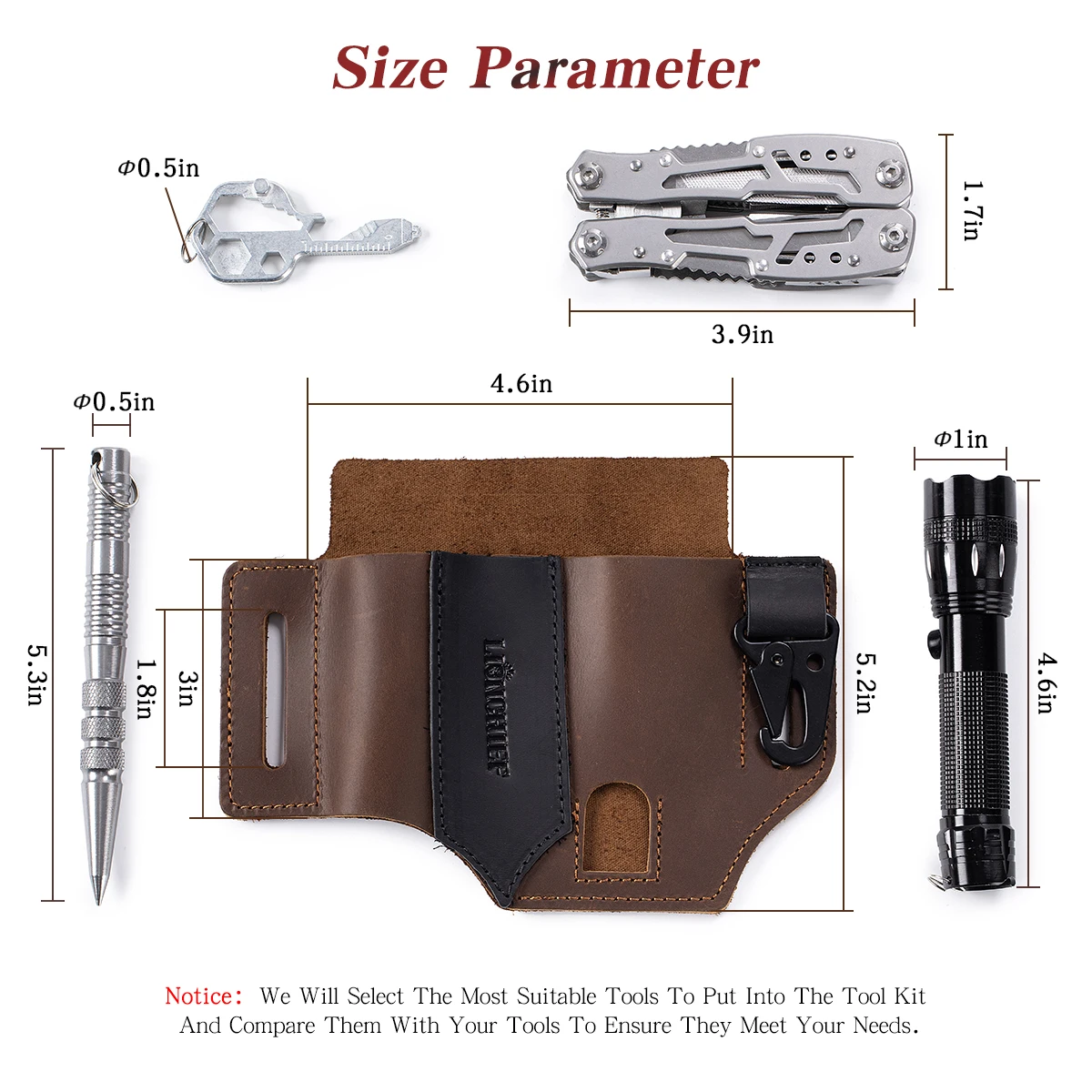 Genuine Leather Multitool Shea - Edc Carry Belt Leather 评论和价格