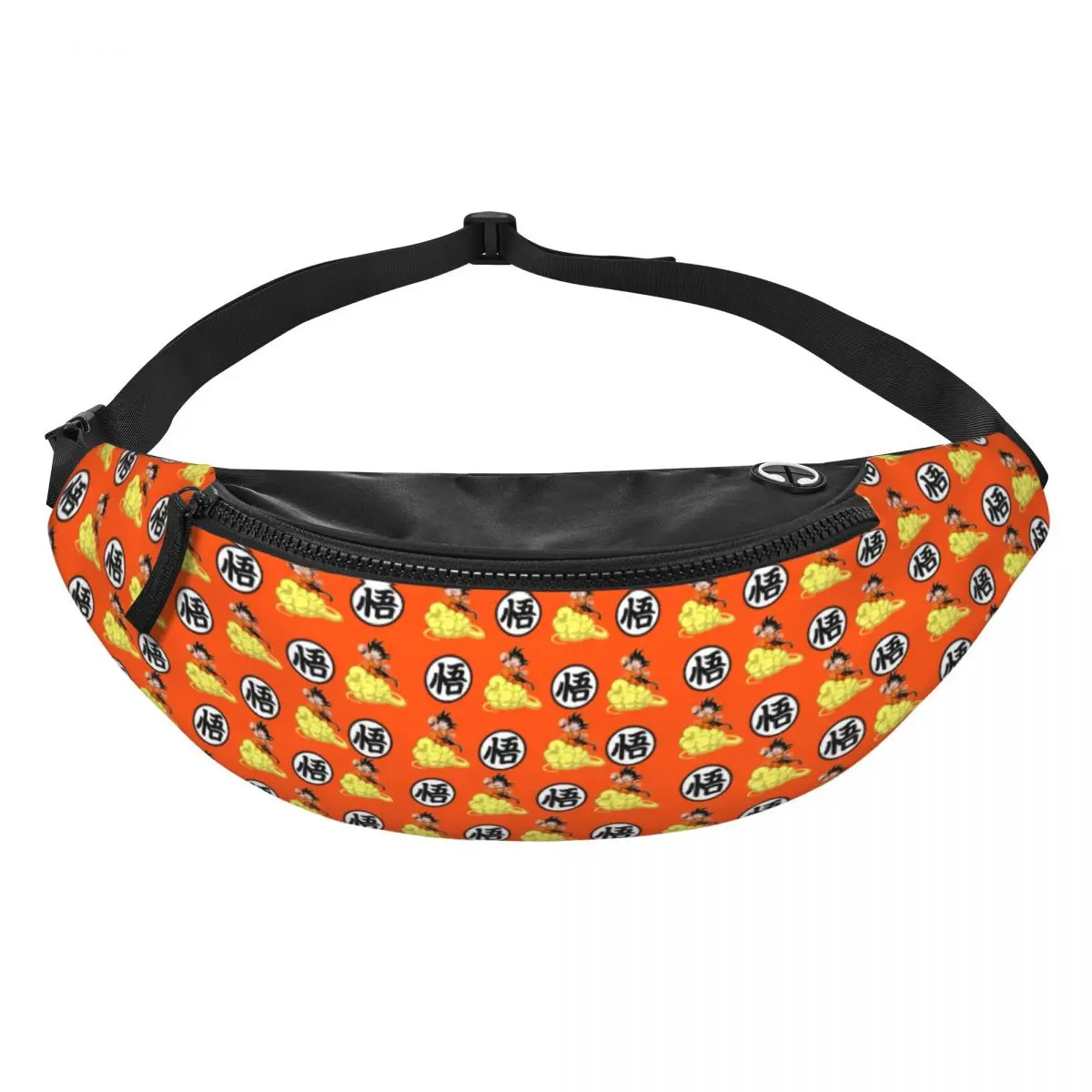 

Custom G-Gokues Ultra Instinct Fanny Pack Women Men Animes Crossbody Waist Bag for Camping Biking Phone Money Pouch