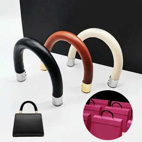 1pc Round D-Shaped Plastic Bag Handles DIY Replacement For Purse Handle Handbag Tote Belt Strap Handcraft Bag Accessories