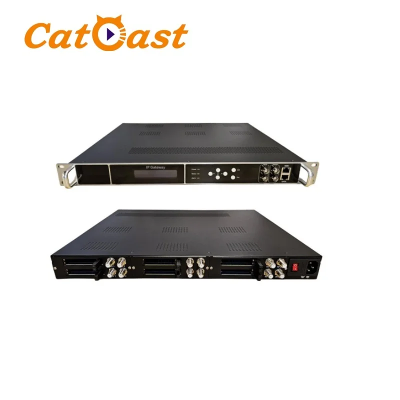 CATV DVBS2 Tuner to IP Gateway satellite IRD PCMCIA CAM-CI Digital Headend IPTV