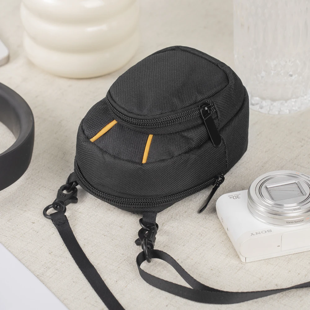 Outdoor Camera Shoulder Bag Travel Crossbody DSLR Camera Case Portable Photography Case Multi-Function Storage Pouch