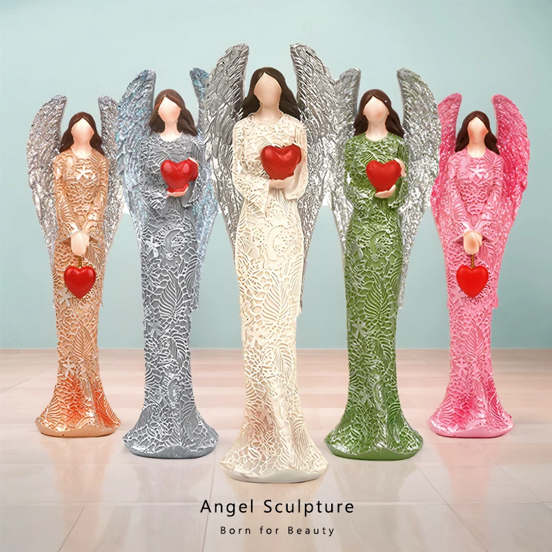 original Angels Home furnishings sculpture art living room bedroom dining table decoration resin crafts room decoration products