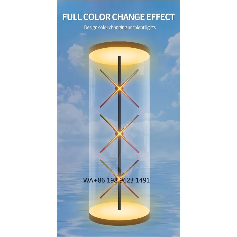 

High Resolution 3D LED Hologram Fan Wall Suspended Human Size Party Event Commercial Exhibition Indoor Outdoor Display Light