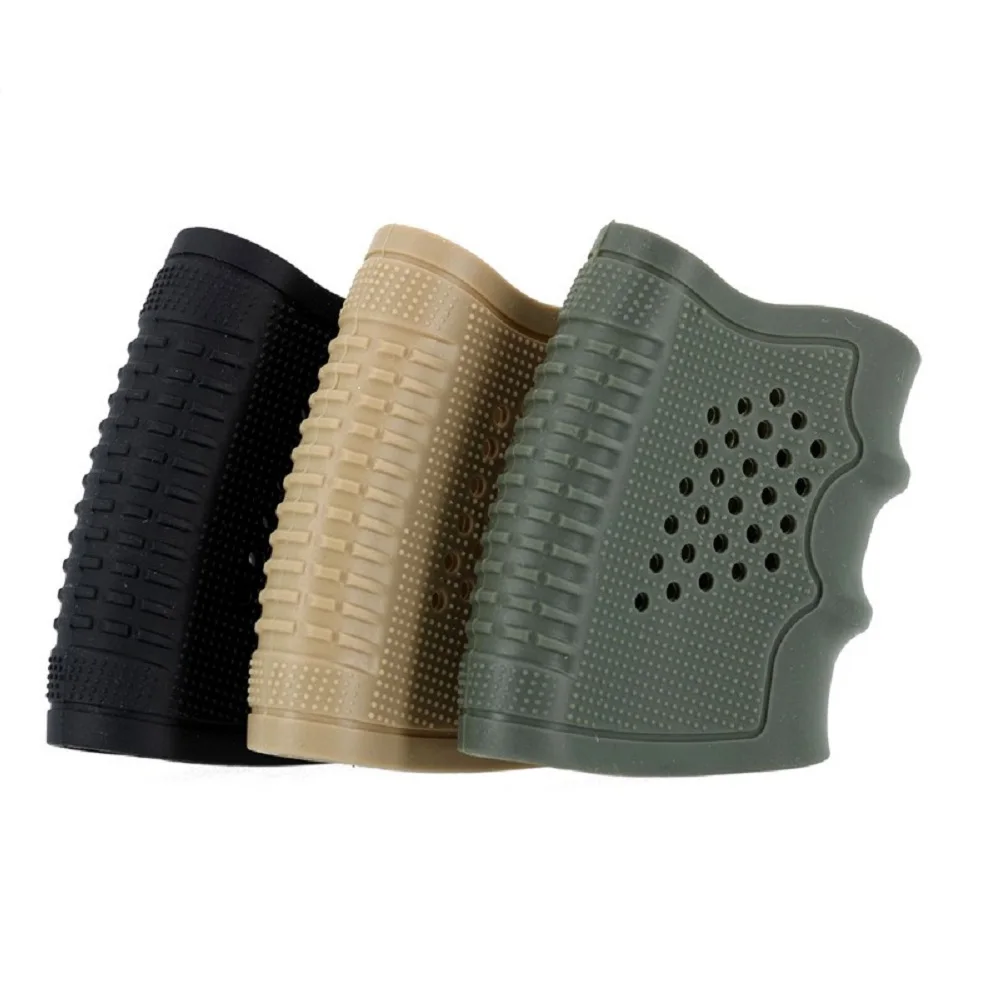 Tactical quick pull kit accessory G19/17 soft rubber cover outdoor equipment protection cover anti slip handle cover