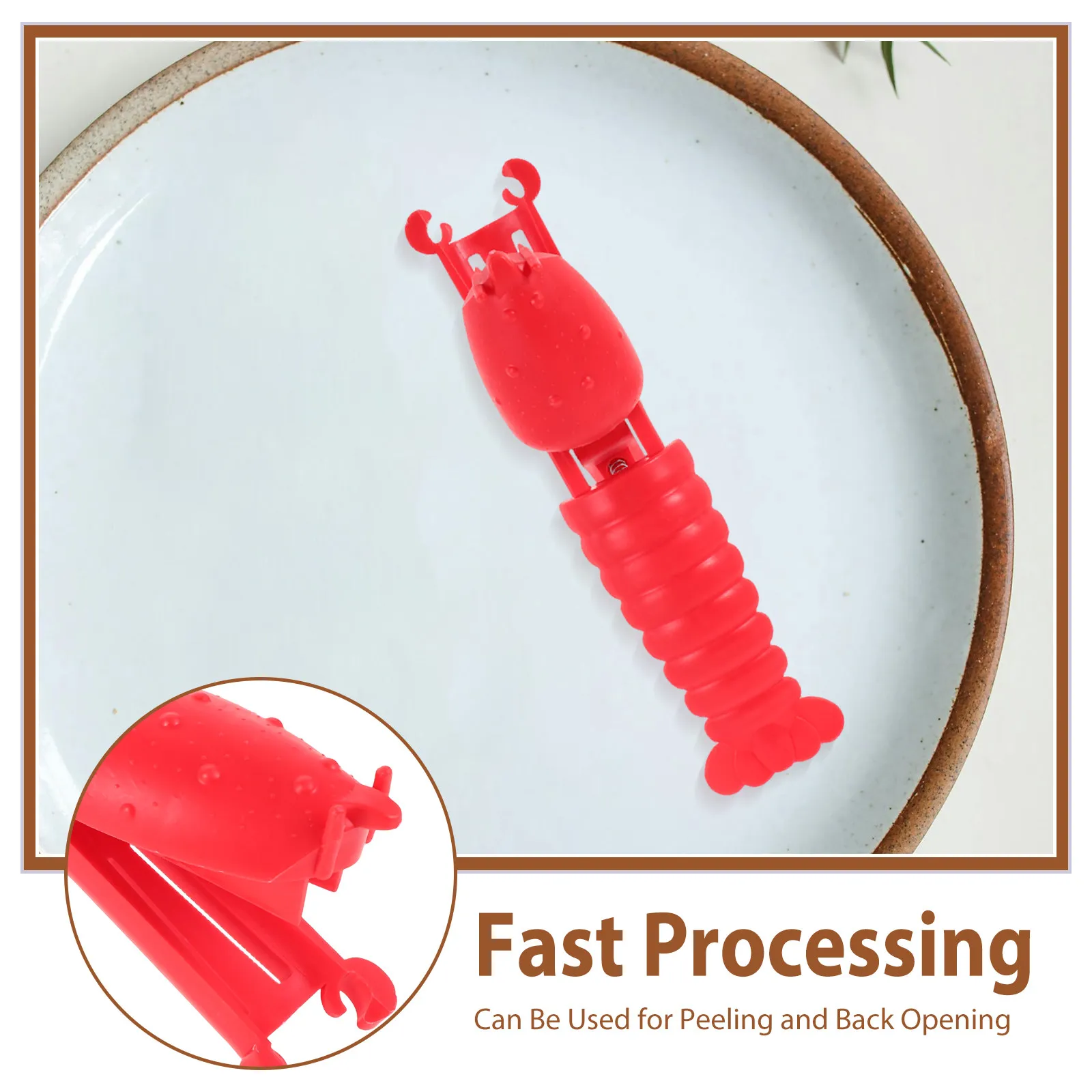 3Pcs Crawfish Shelling Tool Innovative Trendy Efficient Shell Removal Multi Functional Shrimp Device Crawfish Tail Sheller