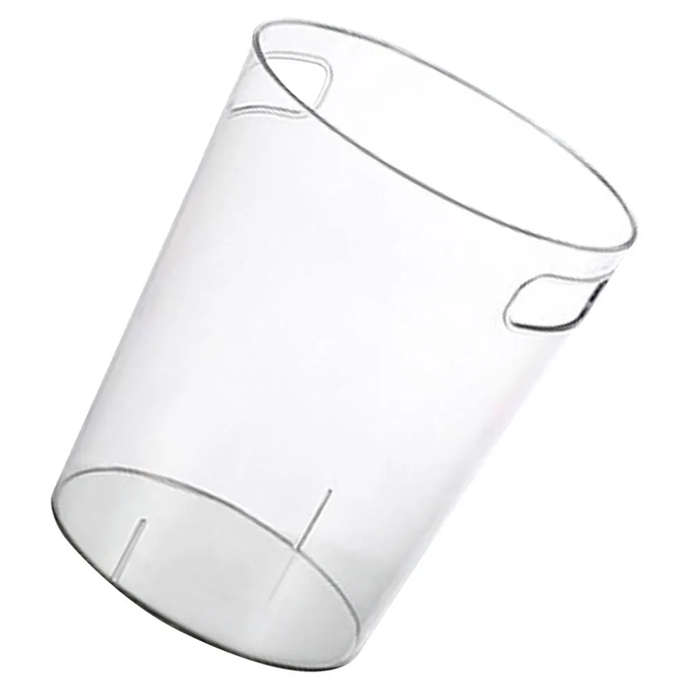 

Creative Trash Can Clear Plastic Large Capacity Household Garbage Bin Waste Baskets Home Kitchen Container PET Simple Practical