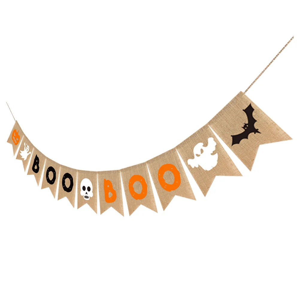 

Line Cloth Banner Halloween Hanging Flag Pendant Decor Decoration Party Scene Supply