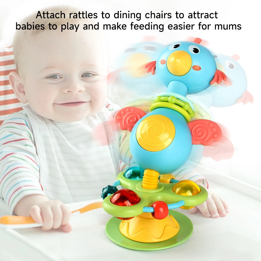 Children's Sensory Stress Reliever Toys Dining Rattle Toys Montessori Yo Yo Spinner Activity Toys Funny Game Interaction Toys
