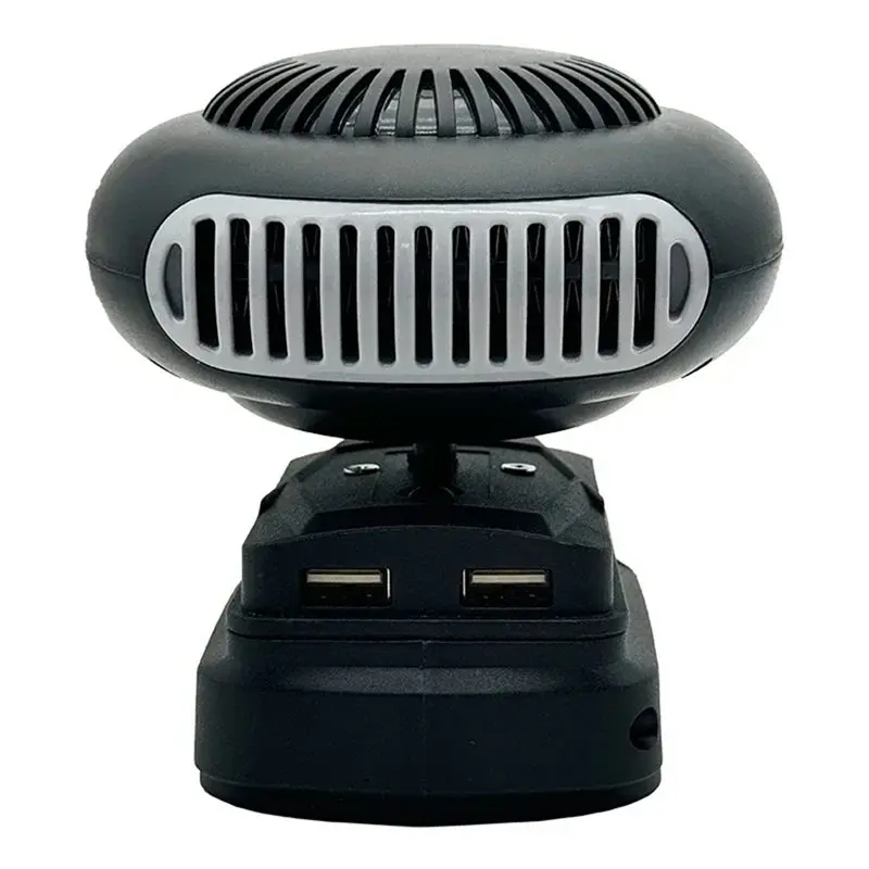 تسليم لمدة 24 ساعة للاستخدام الداخلي الخارجي، سخان منفاخ هواء دافئ كهربائي محمول، وضع مزدوج للرياح الساخنة والباردة لـ Li-