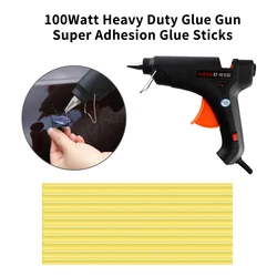 100W Hot Melt Glue Gun 100-240V PDR Kits Fit 11mm Glue Stick Paintless Dent Repair Tools Quick Melt Glue Strips EU AU UK Plug