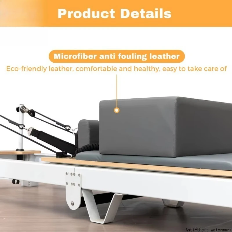 Upgrade Multiple Reformer Training Methods Aluminum Pilates Reformer for Bodybuilding Fitness Equipment for Gym Use