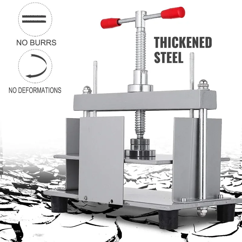 Manual Paper Binding Press for A4 Size Documents Heavy Duty Steel Frame 10cm Capacity Office Booklet Maker Tool for School