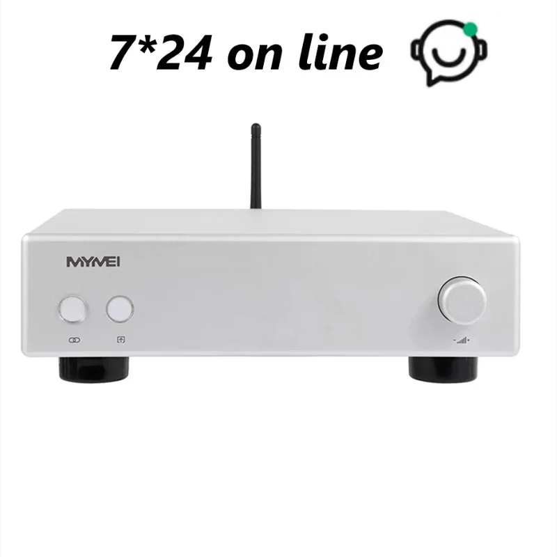 

MYMEI B1 Bluetooth 5.2 декодер управление через приложение без потерь музыка ЦАП аудио ES9038 оптоволоконные и коаксиальные входы поддержка 192 кГц/24 бит