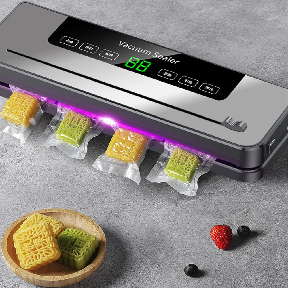 

Bag Sealer Vacuum Packaging Machine for Food Storage Plastic Bag Sealer LED Heat Sealer Sealing Machine Kitchen Gadget