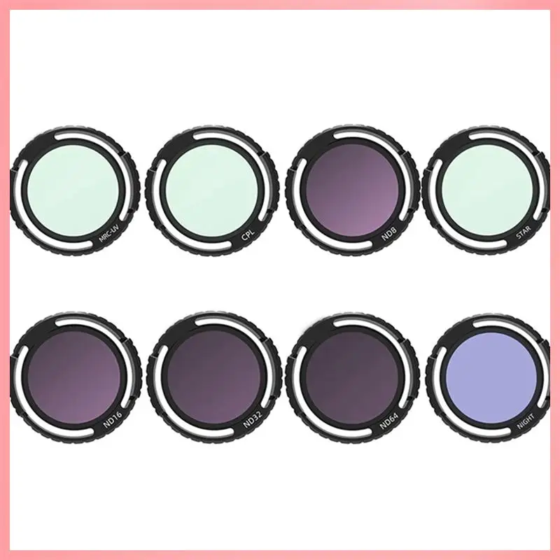 n91r-8pcs-uv-cpl-nd8-nd16-nd32-nd64-レンズフィルターキット-dji-avata2-ドローン用-ndフィルター-cpl偏光フィルター-night-starフィルター