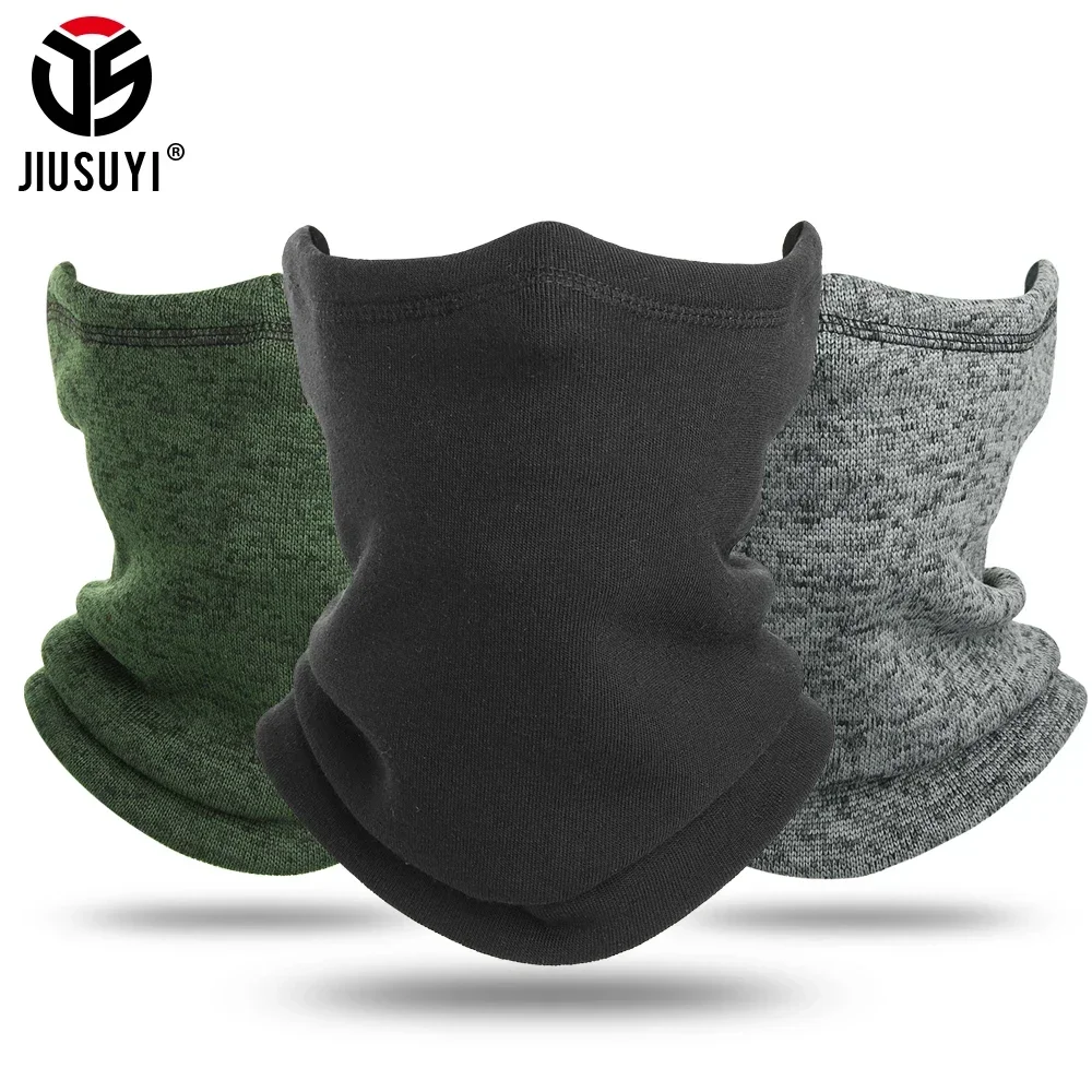 Cold Weather Winter Fleece Headband Neck Gaiter Tube Warmer Half Face Cover Scarf Hood Snowboard Bandana Headwear Men Women