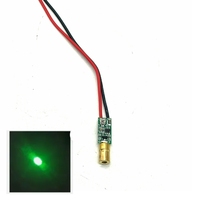 515nm 520nm 5mw Mini Brass Green Dot Light Laser Diode Locator Module 6x10mm