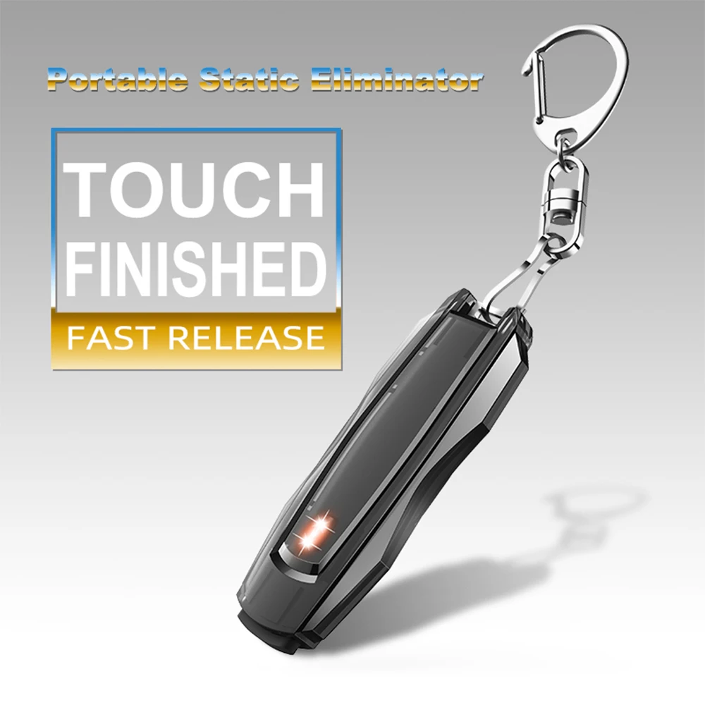 Anti-Static Keychain Human Body Static Electricity Release Device Static Portable Keychain Remove Static Electricity Key Ring