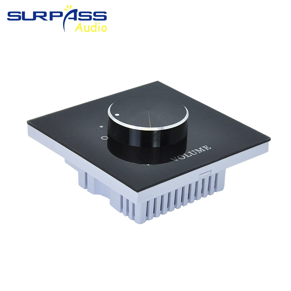 Акриловый стерео-тюнинг, управление 5 регулировками громкости, 2-канальный музыкальный контроллер с фиксированным сопротивлением для динамика, усилителя, домашнего деко