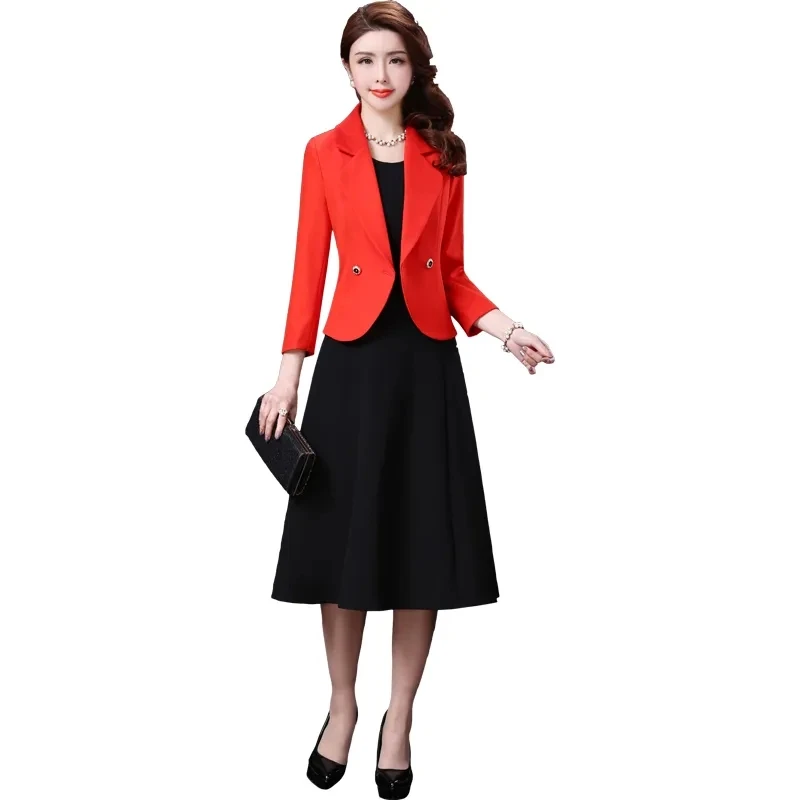 Blazer de manga larga para mujer, chaqueta entallada corta, chaqueta de celosía, prendas de vestir exteriores, Tops informales, novedad de Primavera de 2022