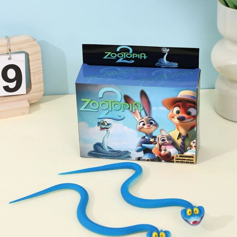 @Disney Zootopia Gary De Snake modelo periférico animado de desenho animado figura móvel conjunta decoração ornamento brinquedo do menino presente de feriado