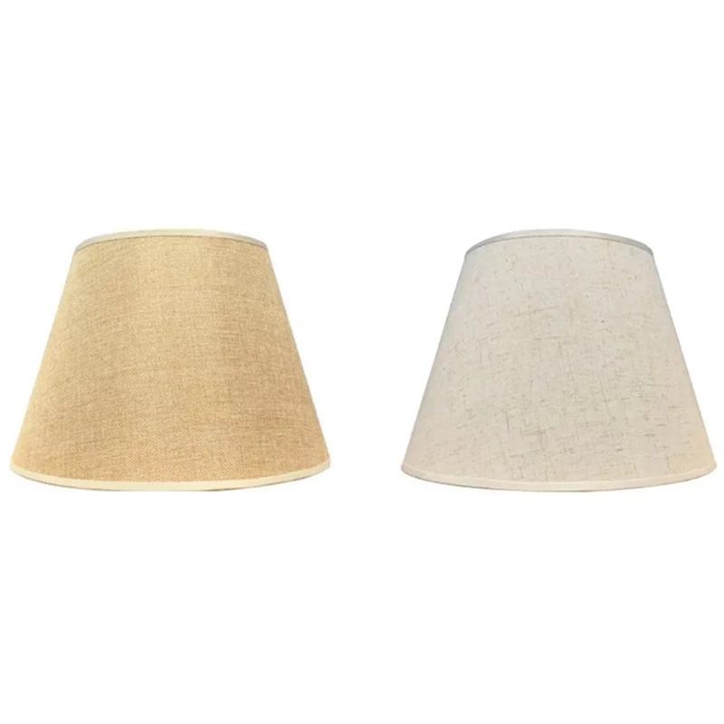 

Promotion! Table Lamp Lampshade Accessories E27 Linen Bedside Lamp Wall Lamp Floor Lamp Shade Cloth Lower Diameter 30Cm