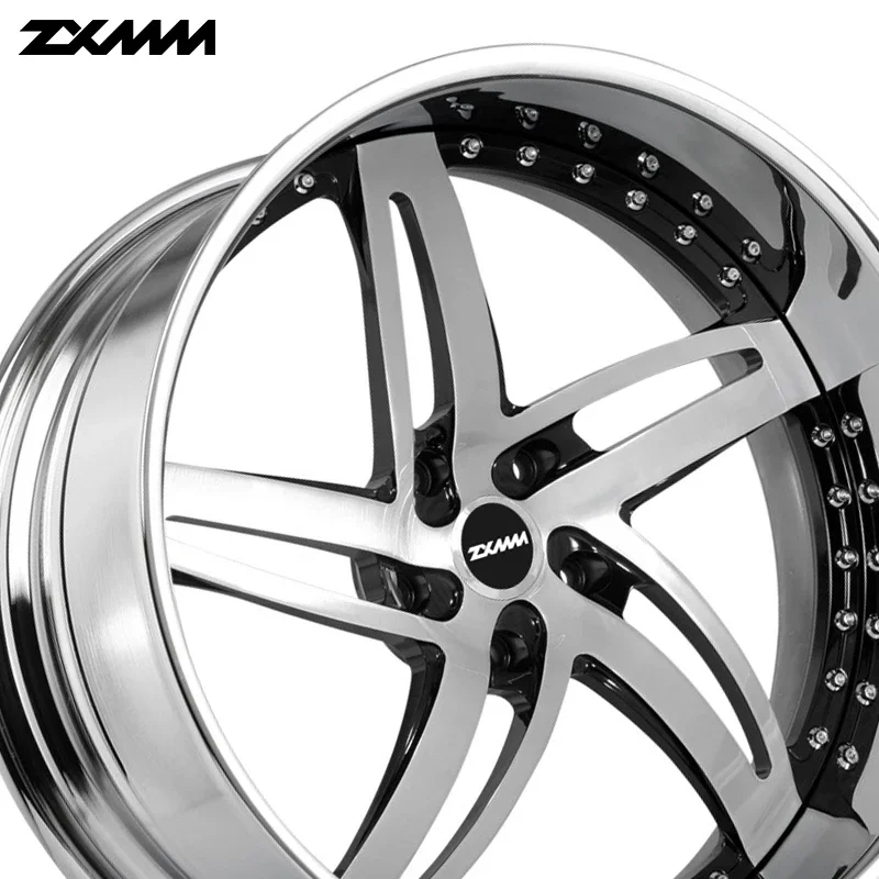 Passenger car  rims deep concave deep dish polish lip 17 18 20 24 26 inch for Jeep off road 6x139.7 4x4 forged alloy wheels