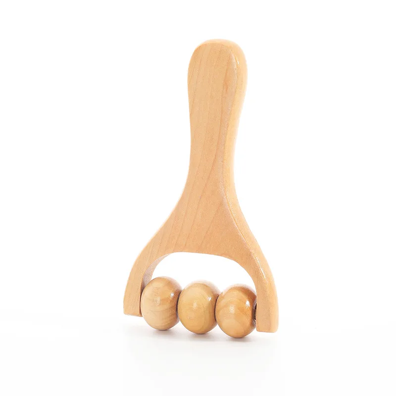 Mini Wooden Wheel Massager Neck Shoulder and Leg Million Hand Massager Massage Tool Acupoint Foot Massager Muscle Muscle Relax