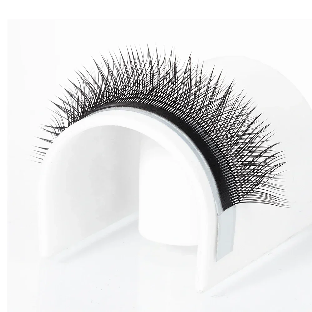 Yelix Y-Wimpernverlängerung, 7–17 mm, weiche brasilianische Zilien und LU-Locken, zwei Spitzen, Volumen-Fan-Wimpernverlängerung, Zubehör, künstliche