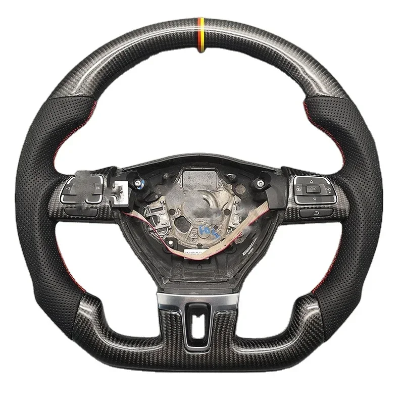 

L # Carbon Fiber Steering Wheel Fit For Volkswagen VW Golf GTI MK8
