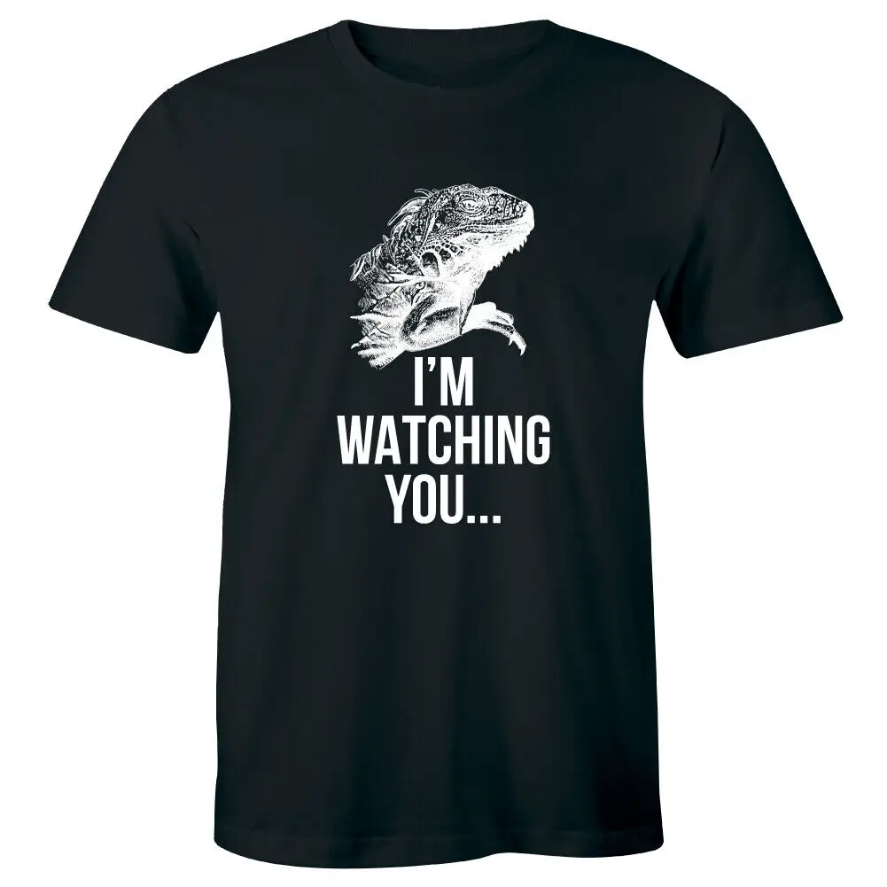 

I'm Watching You Men's T-Shirt Funny Iguana Lizard Shirt Gift Ideas