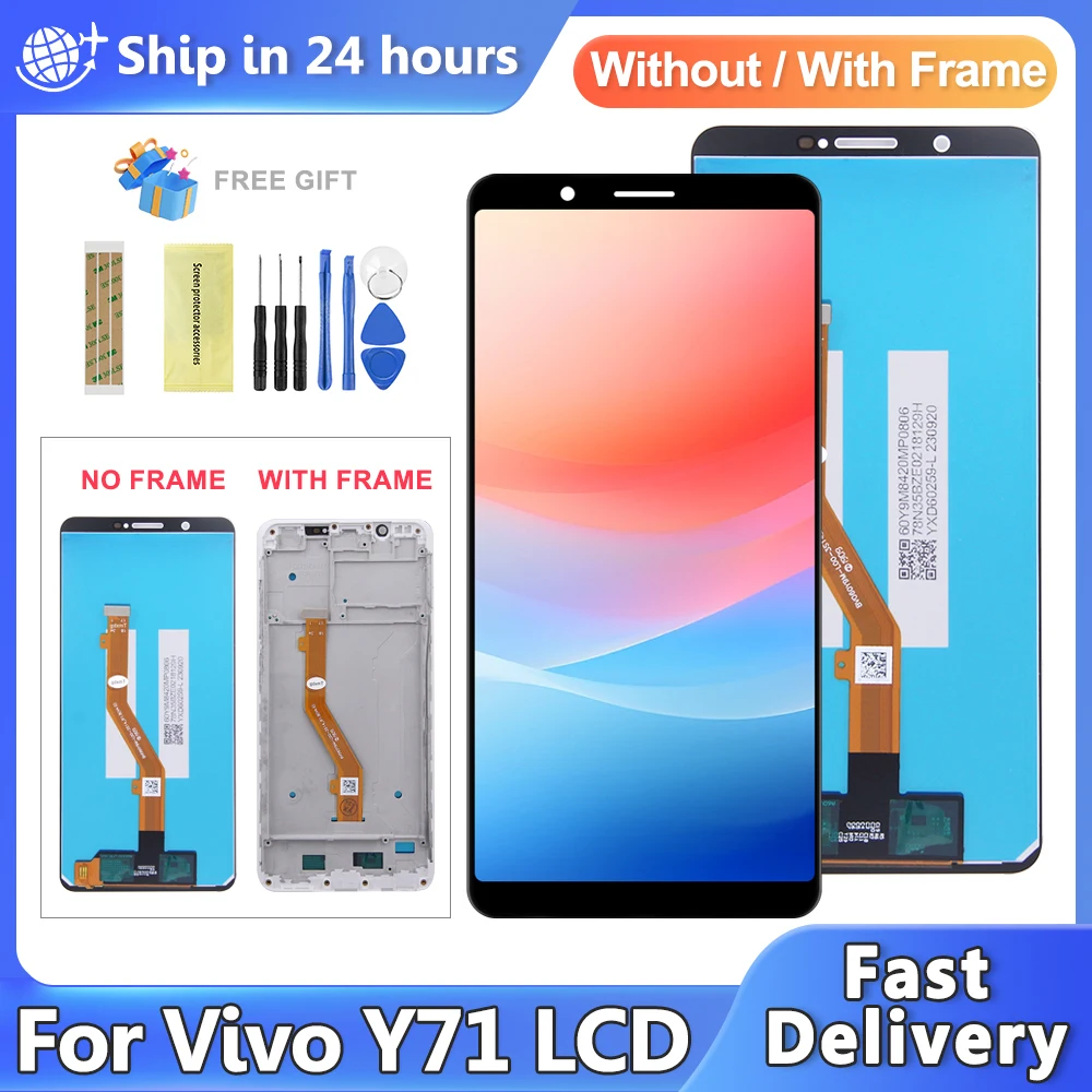 

LCD Display For Vivo Y71 Y71i Y71A 1724 1801i 1801 LCD Display Touch Screen Digitizer Assembly For Y71 Y71i Y71A Display Screen