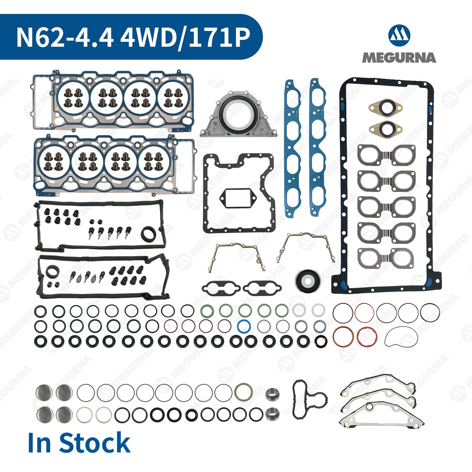 

Engine parts Rebuild Overhaul Kit Full Cylinder Head Gasket Seal Set for BMW N62 4.4i L X5 E53 4WD 06 year Car accessories