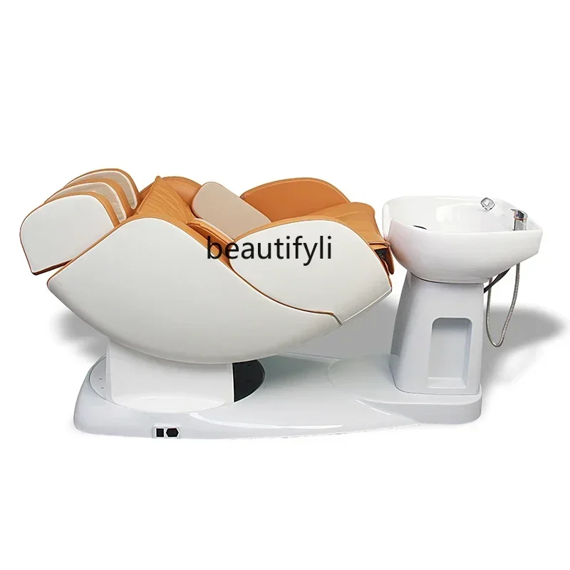 Intelligent Electric Massage Flushing Bed Multifunctional Rotating Hair Care Chair Shampoo Chair