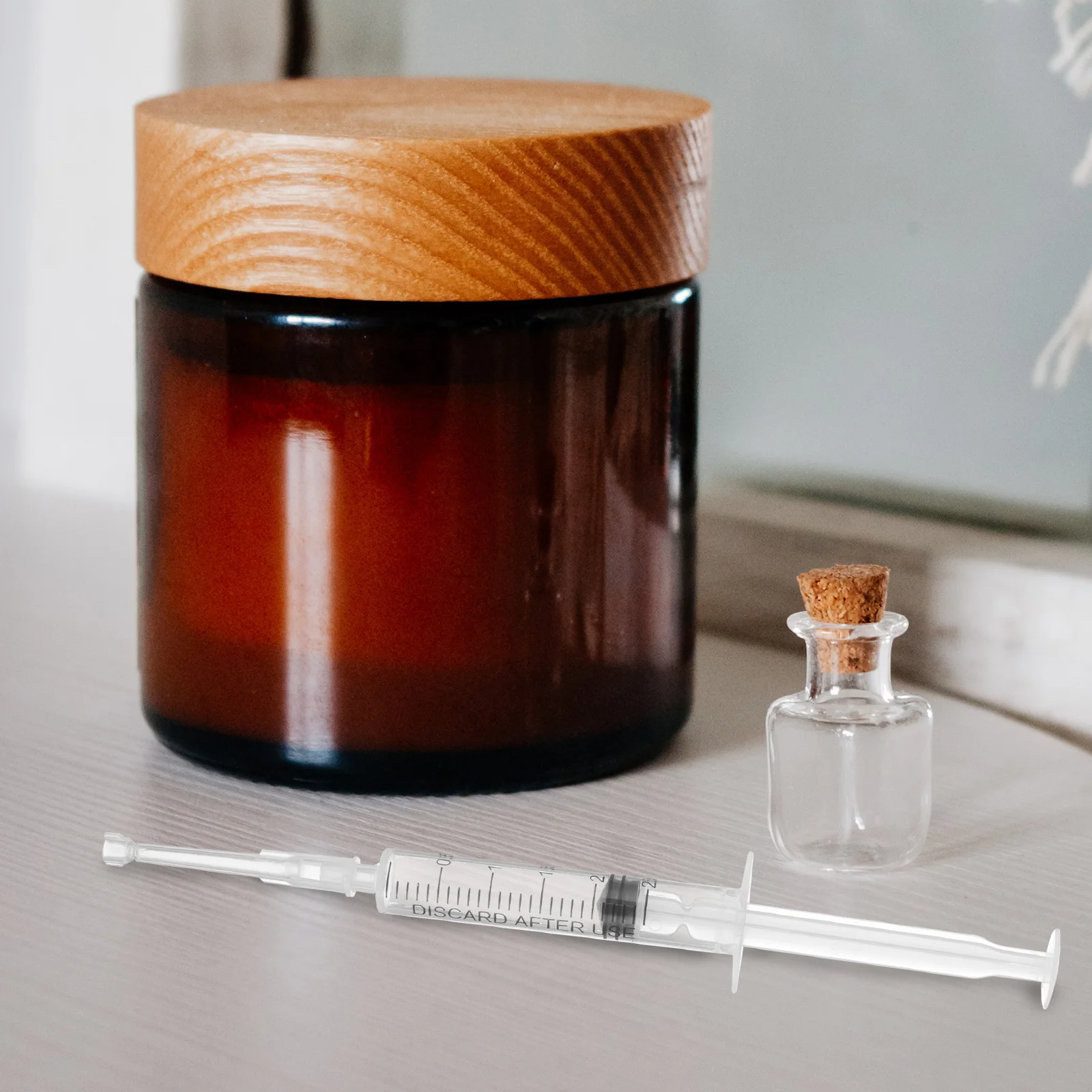 

Perfune Extraction Pump Head Tool Dispenser Syringe Device Quantitative Filling Liquid Transfer Lab Use Gluing Projects Skin