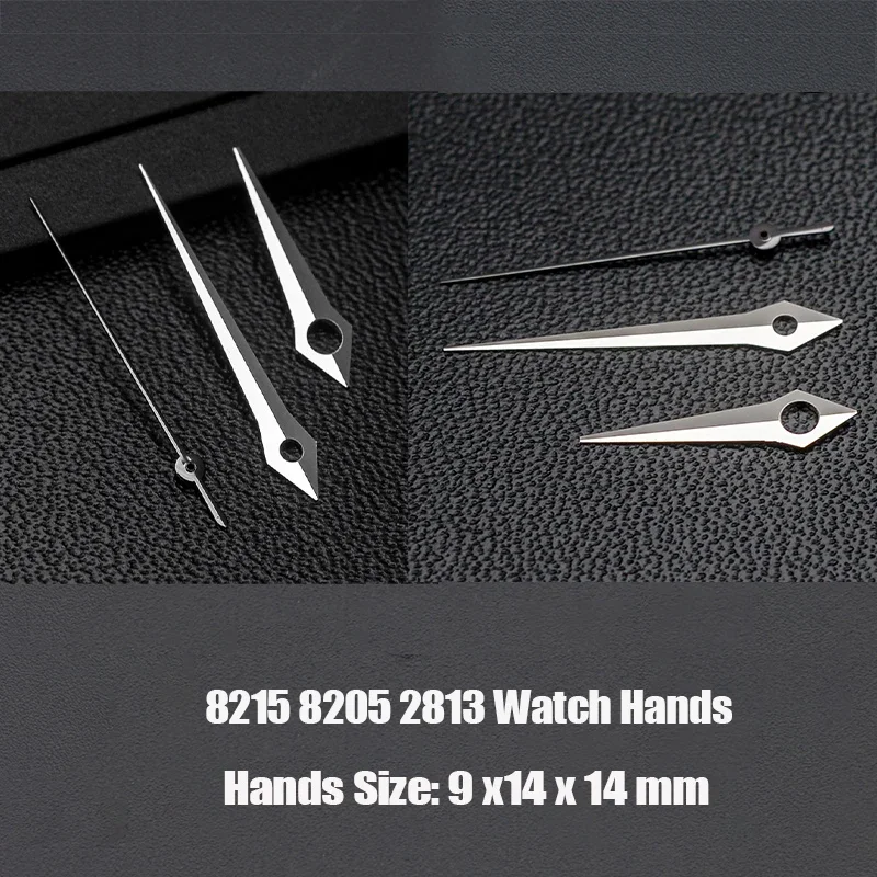 

8205 8215 Silver Hands for watches Fit for Miyota 8215 8205 Mingzhu 2813 Movemnt Watch Pointer Hands Set Spare Parts For Watches