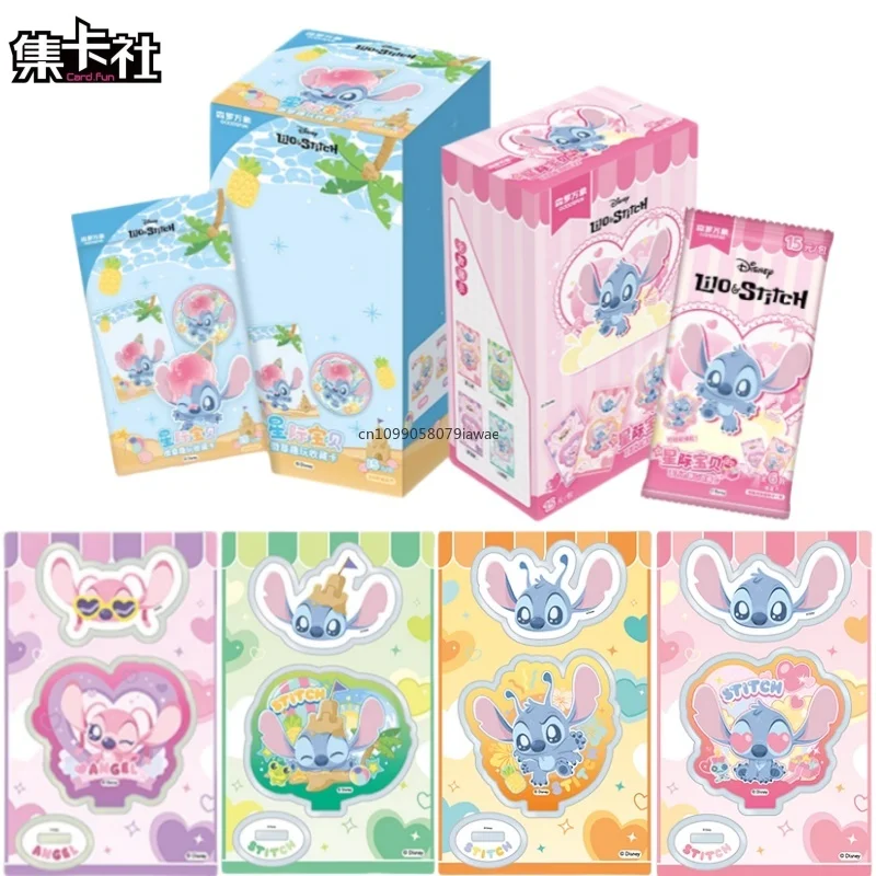 

Card.Fun Официальная подлинная карта Disney Lilo & Stitch, анимационная мультяшная игровая коллекция карт, забавная игровая периферия, детская игрушка в подарок