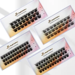 DIY Cluster Lashes Individual Eyelash Extension 3D Russian Lash Natural Clusters Volume Mink Bundle Eyelashes Fluffy Makeup