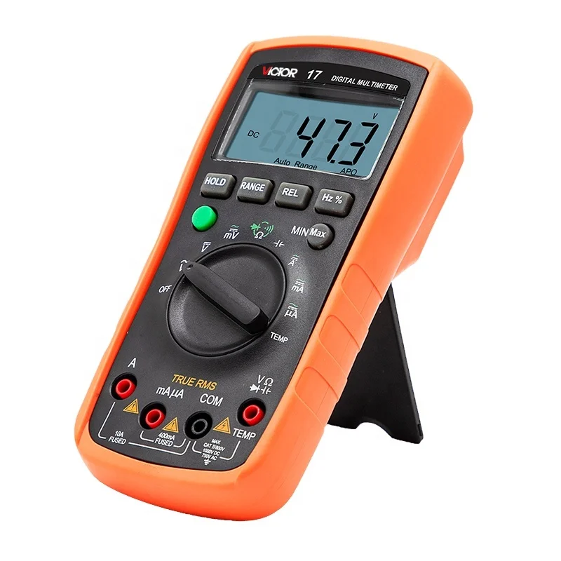 

YITENSEN 17 3 3/4 Digit High Precision Manual Range True RMS Digital Multimeter For Sale AC DC 1000V 10A Testing Equipment