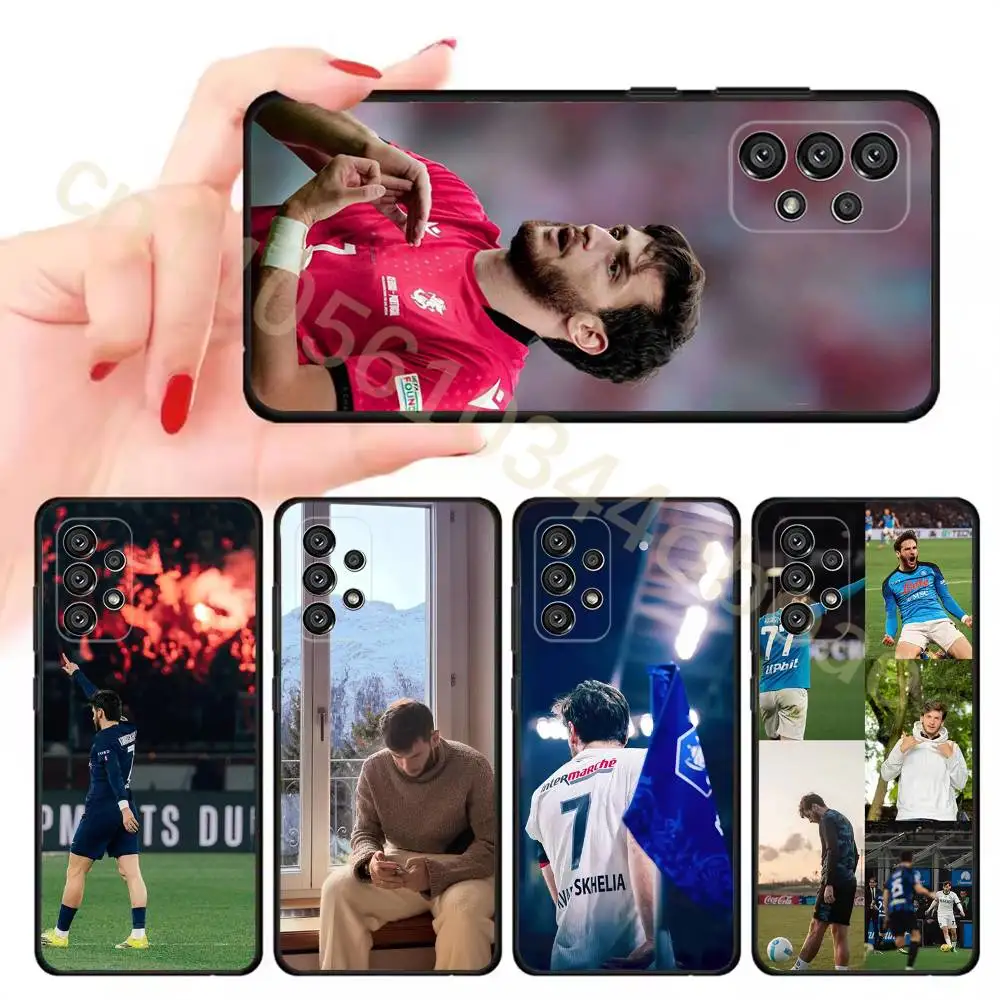

Kvaratskhelia 77 Georgia Phone Case For Samsung Galaxy A13,21s,22,31,32,52,53,71,80,A91 Soft Black Shell