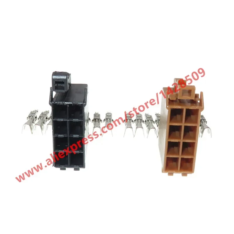 1 Set 8 Pin Car CD Plug Auto Radio Speaker Plug Audio ISO Cable Socket For VW 962189-1 962191-1