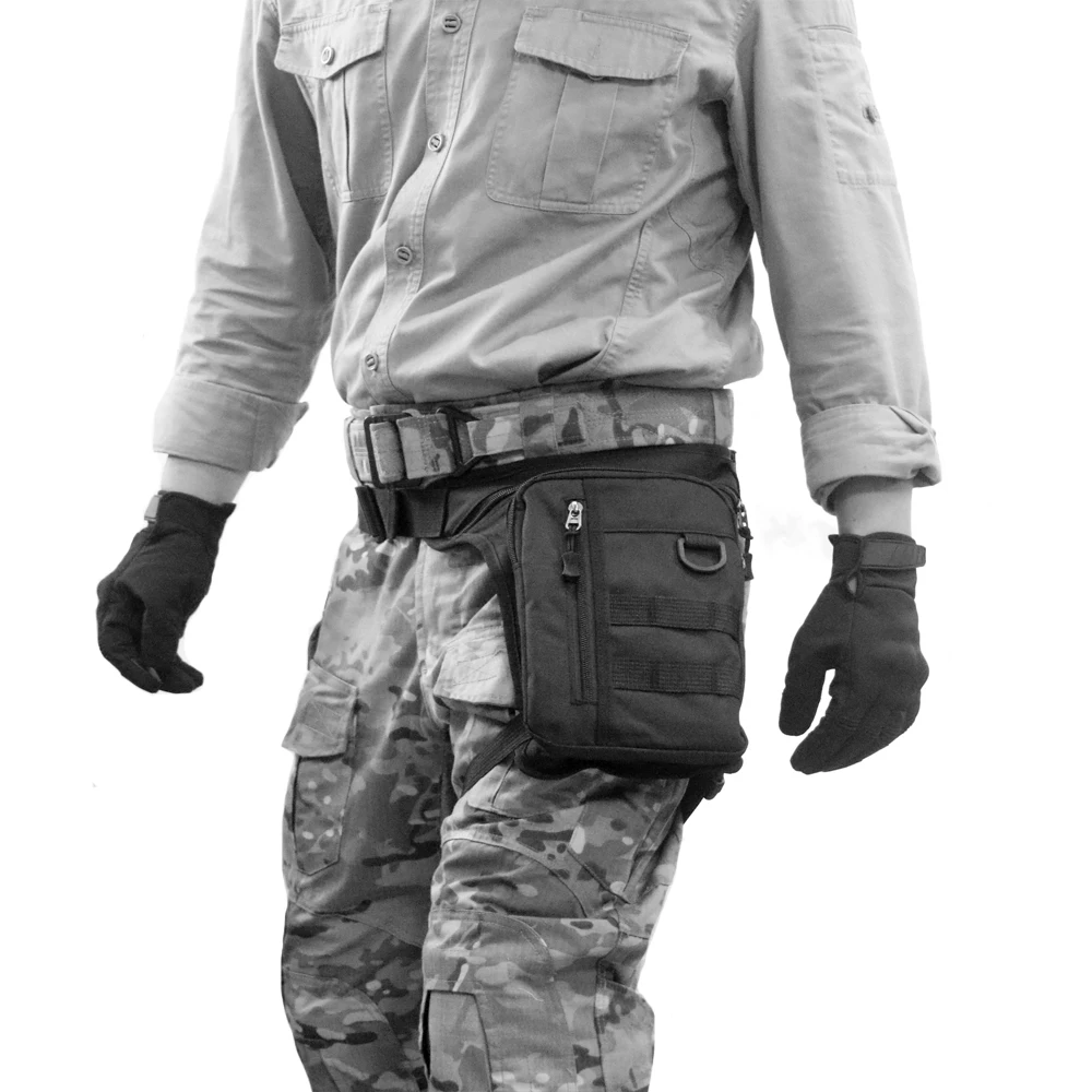 Riñonera táctica MOLLE impermeable – Bolsillo de cintura para outdoor - imagen 2