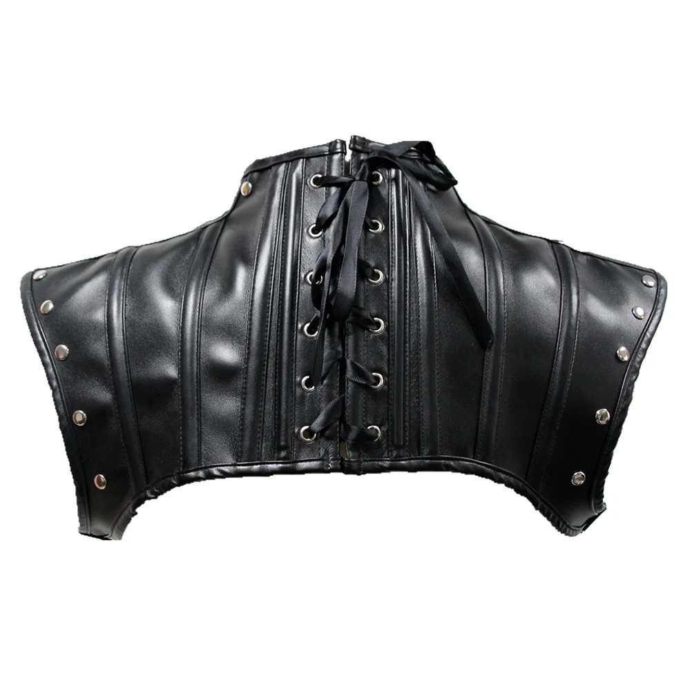 ショール ゴシック ヴィンテージ パンク ショルダー ケープ アクセント付き リベットトリム スチームパンク コスチューム小道具 ハロウィン ロールプレイ用