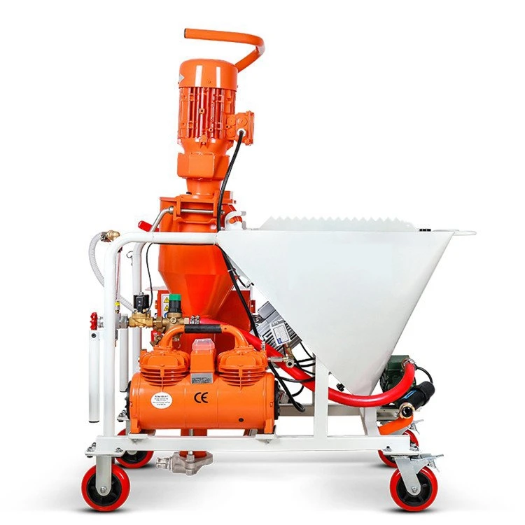 Dry Mixed Automatic Cement Mortar Putty Gypsum Plaster Spraying Machine