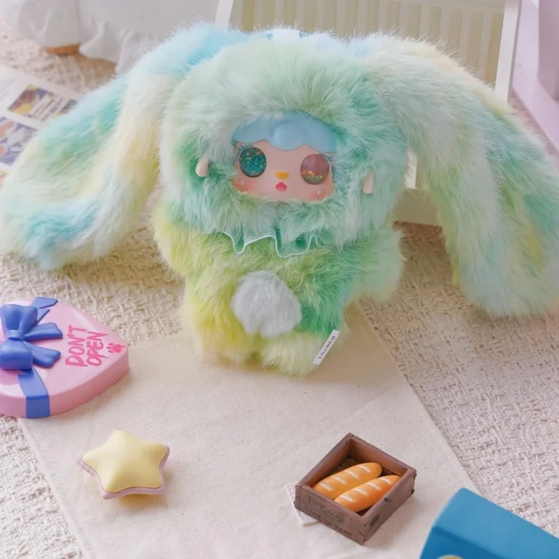 New Genuine Yooki Hopping Bunny Series Blind Box Kawai Vinyl Plush Bag Keychain Doll Yooki Mystery Box Trendy Toys Birthday Gift