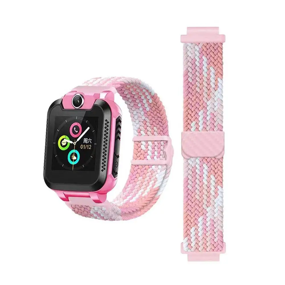 Universelles magnetisches Smartwatch-Nylonarmband mit Schnalle für Kinder 15/16/17mm Atmungsaktives, verstellbares, elastisches Ersatzarmband – Detail 33