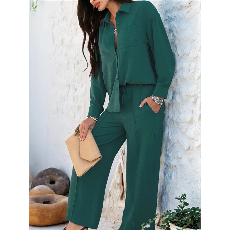 ABRT-Two Piece Sets For Women 2025 Summer Long Lounge Set Casual Beach Vacation Outfits Spring Sweatsuits Tracksuit