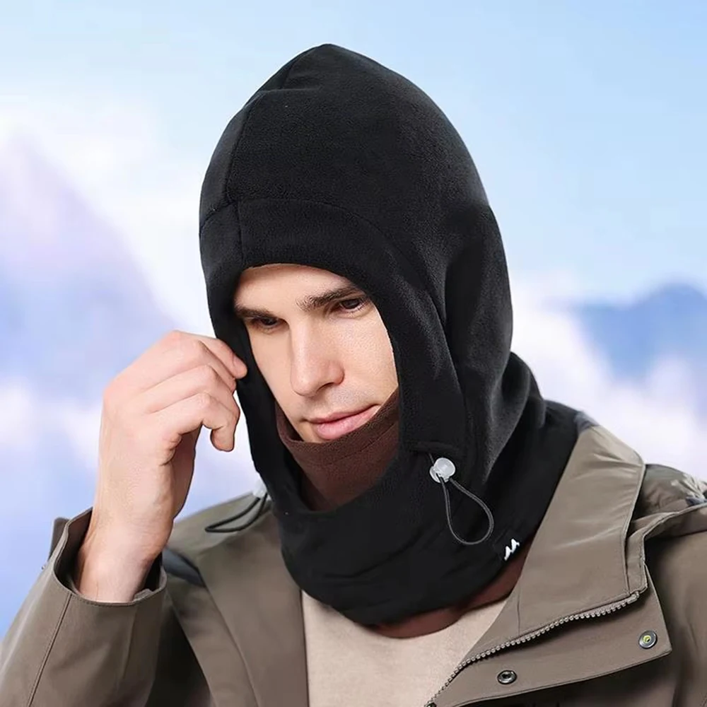 الرجال الشتاء قبعة النساء الدراجات وشاح قناع قبعة يندبروف الوجه تغطي الدافئة قبعة متماسكة Skullies Beanies قبعات